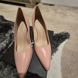 Coach Pink Studded 3" Heels